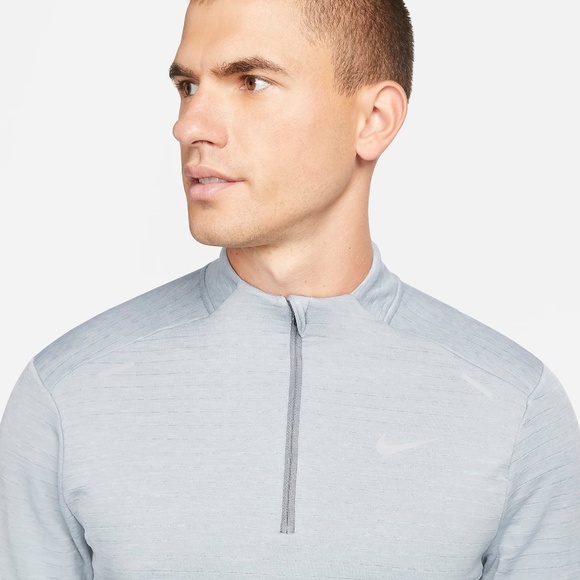 Nike Therma-FIT Repel Element 1/4 Zip Running Top DD5662-084 (Smoke Grey) - Picture 2 of 9